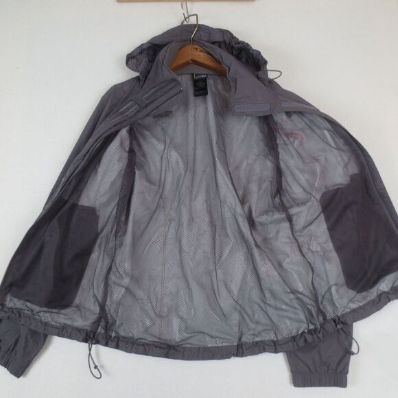 The North Face Resolve Rain Jacket Womens Medium Purple Lined Hooded DryVent - Picture 4 of 14